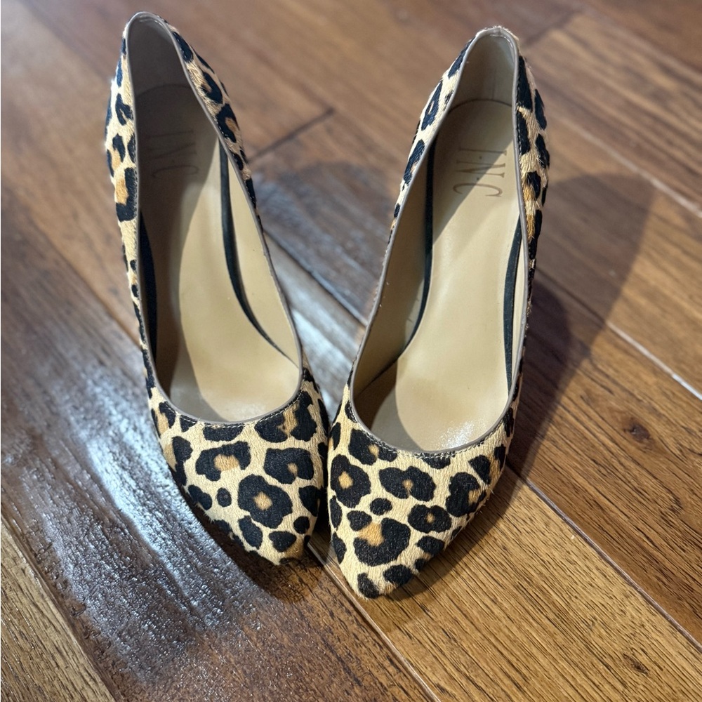 INC International Concepts Animal Print Heels